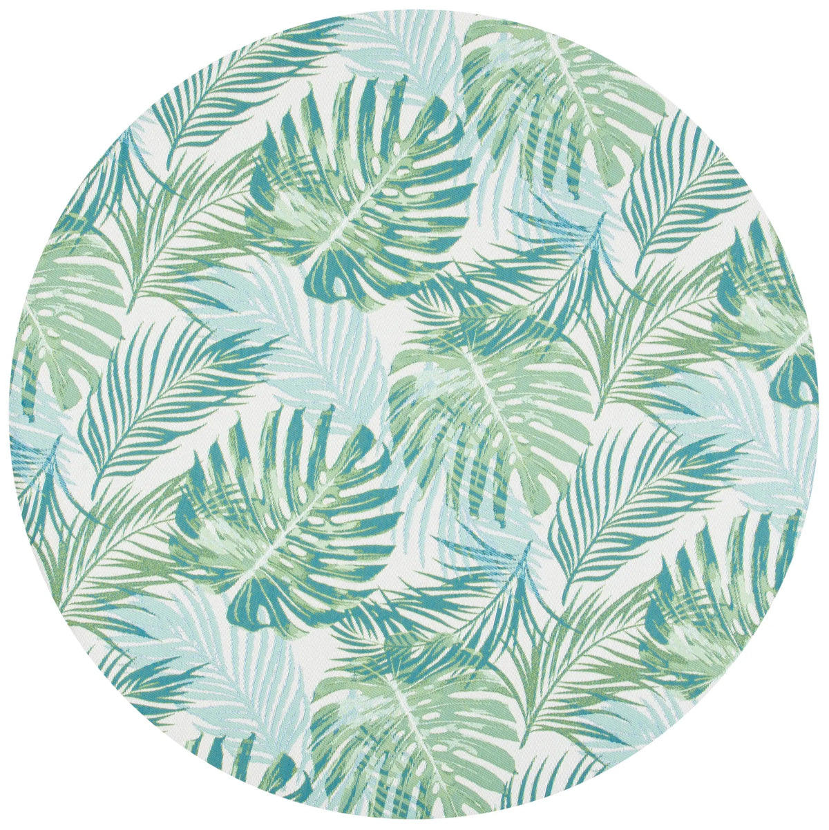 Safavieh Barbados 500 5'-3" x 5'-3" Rug in Green / Teal
