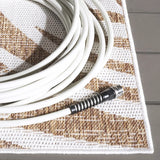 Safavieh Beach House 4'-0" x 6'-0" Rug in Brown / Ivory