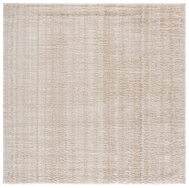 Safavieh Everett Shag 6'-7" x 6'-7" Rug in Ivory / Beige