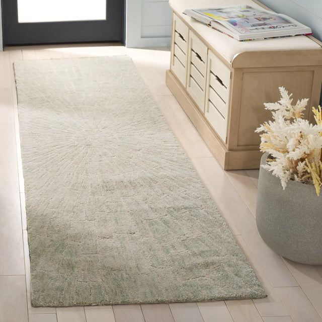 Safavieh Marquee 2'-3" x 8'-0" Rug in Light Green / Beige