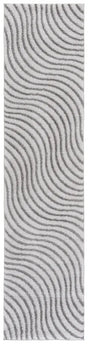 Safavieh Wave 2'-2" x 9'-0" Rug in Grey / Dark Grey
