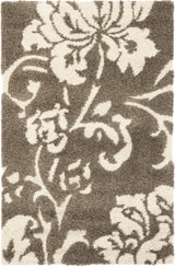 Safavieh Florida Shag 3'-3" x 5'-3" Rug in Smoke / Beige