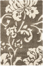 Safavieh Florida Shag 3'-3" x 5'-3" Rug in Smoke / Beige