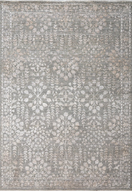 Dynamic Rugs Kyra 13705 Power Loomed Transitional Grey/Dark Grey Rug - Rectangular