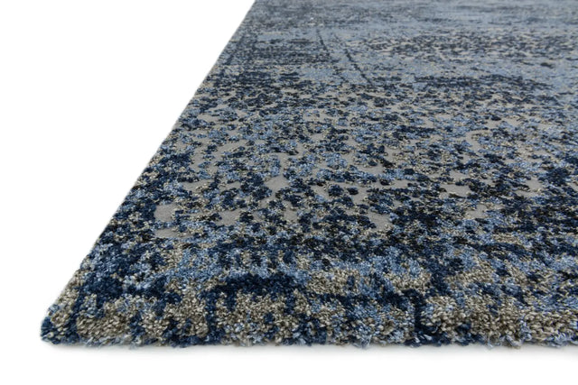 Loloi Viera VR-06 Lt. Blue / Grey Rugs - rug corner