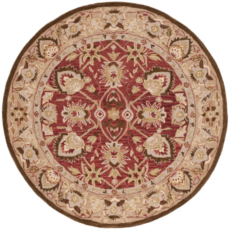Safavieh Antiquity 6'-0" x 6'-0" Rug in Red / Beige