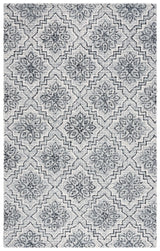 Safavieh Abstract 4'-0" x 6'-0" Rug in Dark Blue / Grey