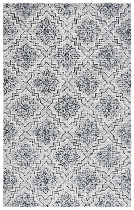 Safavieh Abstract 4'-0" x 6'-0" Rug in Dark Blue / Grey