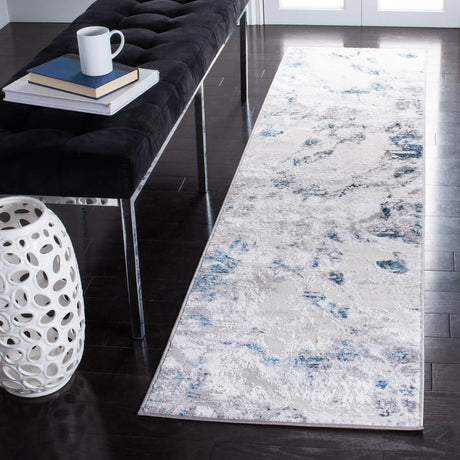 Safavieh Amelia 2'-0" x 10'-0" Rug in Grey / Blue