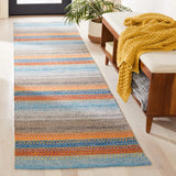 Safavieh Montauk 2'-3" x 9'-0" Rug in Grey / Orange