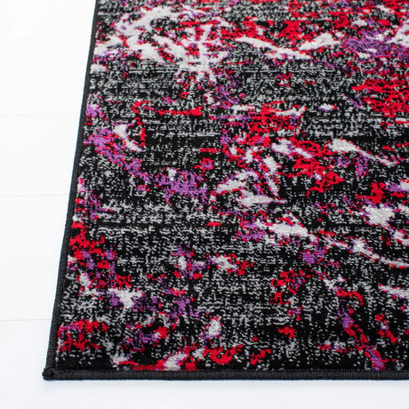 Safavieh Skyler 4'-0" x 6'-0" Rug in Black / Purple