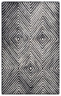 Safavieh Ebony 3'-0" x 5'-0" Rug in Black / Ivory