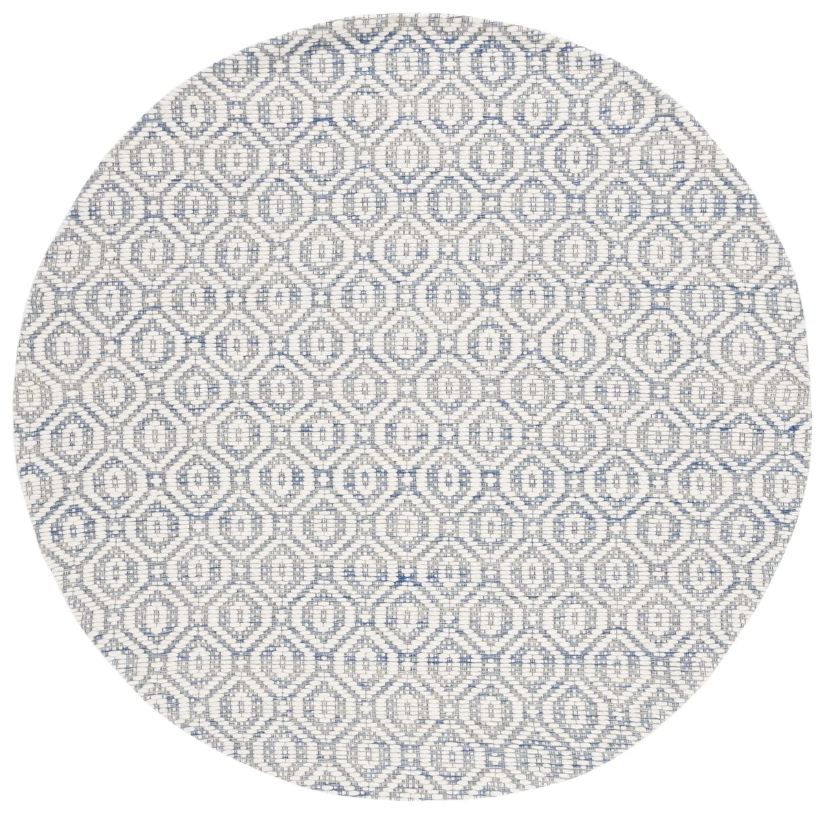 Safavieh Marbella 6'-0" x 6'-0" Rug in Blue / Ivory