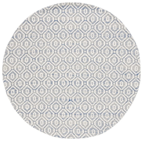 Safavieh Marbella 6'-0" x 6'-0" Rug in Blue / Ivory