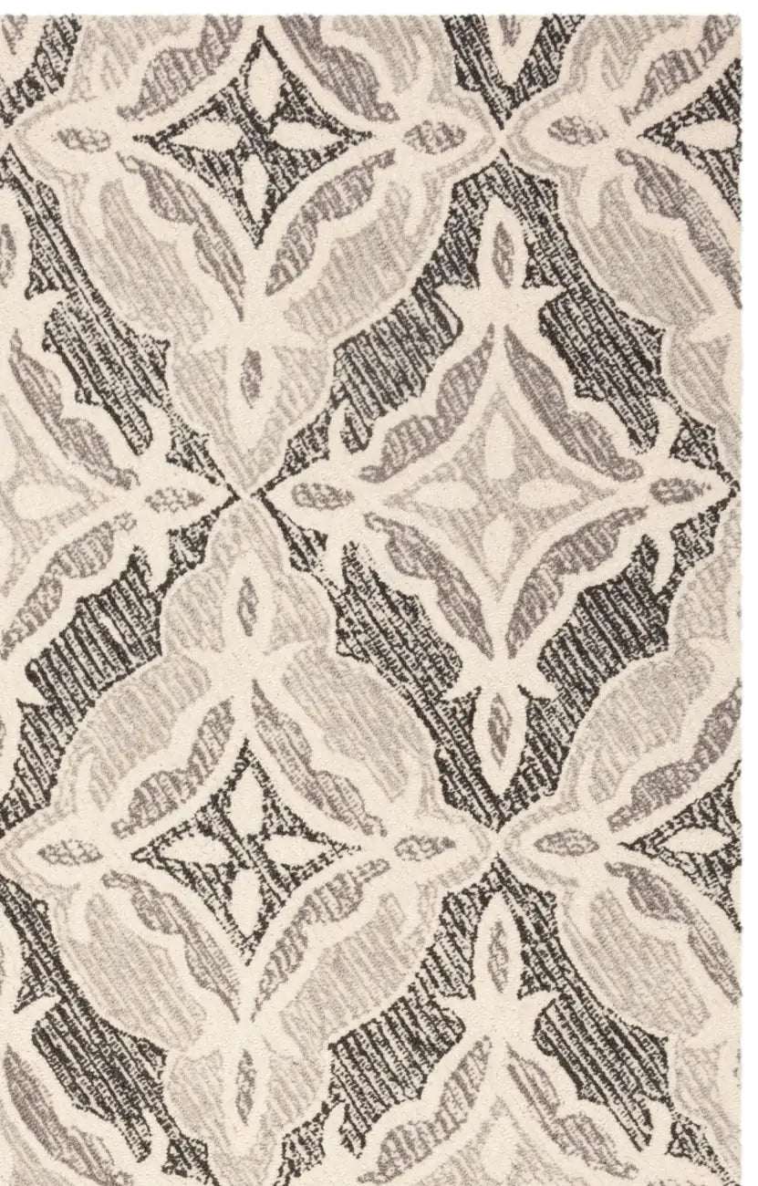 Safavieh Micro-Loop 8'-0" x 10'-0" Rug in Grey / Multi