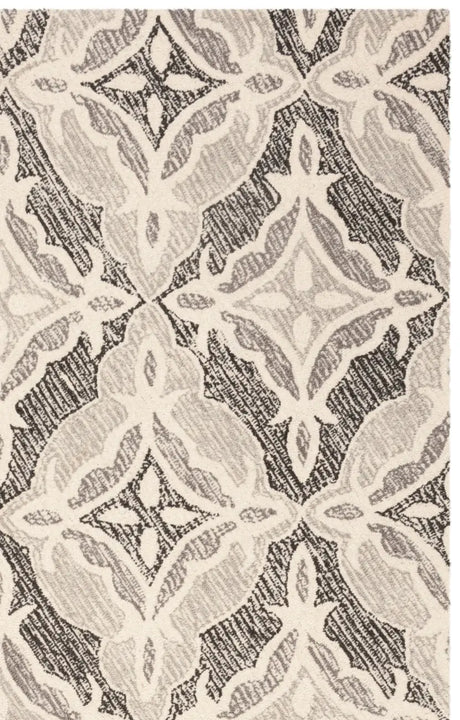 Safavieh Micro-Loop 8'-0" x 10'-0" Rug in Grey / Multi