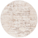 Safavieh Ravine Shag 6'-7" x 6'-7" Rug in Beige / Ivory