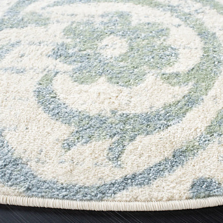 Safavieh Adirondack 6'-7" x 6'-7" Rug in Ivory / Blue