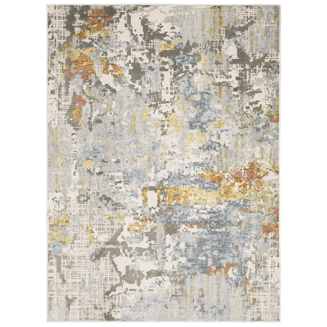 Oriental Weavers Sphinx Caravan 1340W Beige/ Blue Rugs - main flat