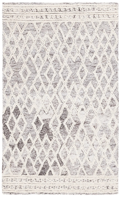Safavieh Abstract 3'-0" x 5'-0" Rug in Ivory / Grey