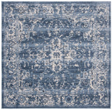 Safavieh Charleston 6'-7" x 6'-7" Rug in Navy / Creme