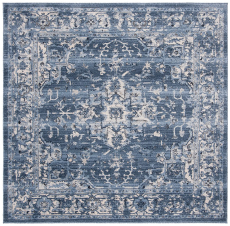 Safavieh Charleston 6'-7" x 6'-7" Rug in Navy / Creme