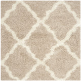 Safavieh Sgd-Dallas Shag 6'-0" x 6'-0" Rug in Beige / Ivory
