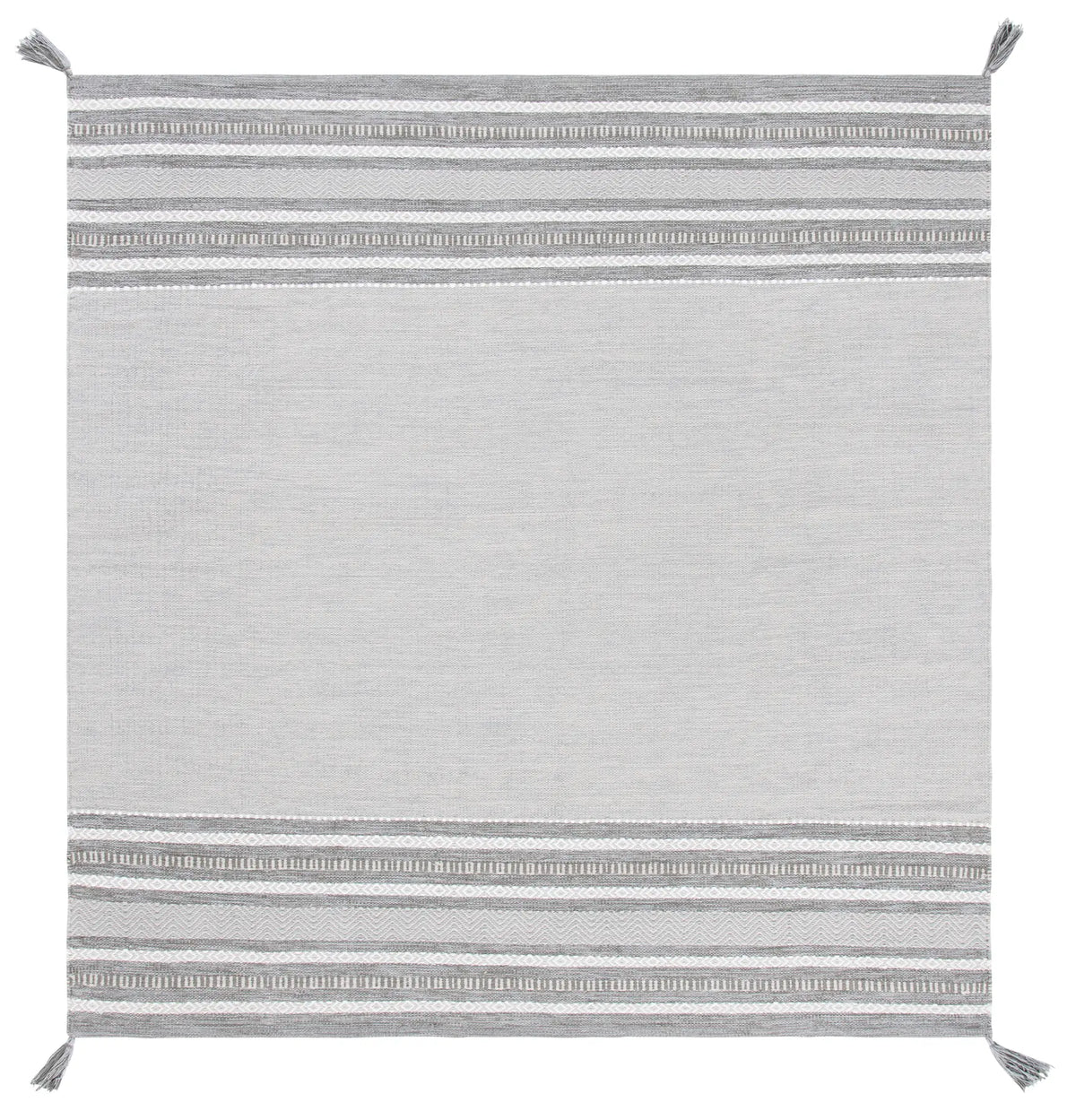 Safavieh Montauk 6'-0" x 6'-0" Rug in Grey / Ivory
