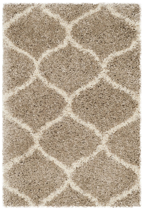 Safavieh Hudson Shag 2'-0" x 3'-0" Rug in Beige / Ivory