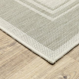 Oriental Weavers Sphinx Portofino 6765W Ivory/ Grey Rugs - corner detail