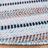 Safavieh Montauk 6'-0" x 6'-0" Rug in Turquoise / Ivory