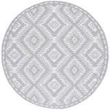 Safavieh Prairie 300 6'-7" x 6'-7" Rug in Grey / Ivory