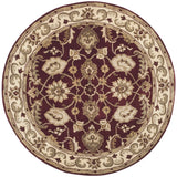 Safavieh Royalty 5'-0" x 5'-0" Rug in Red / Ivory