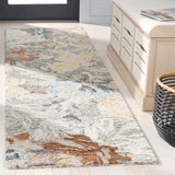 Safavieh Blossom 2'-3" x 8'-0" Rug in Green / Charcoal