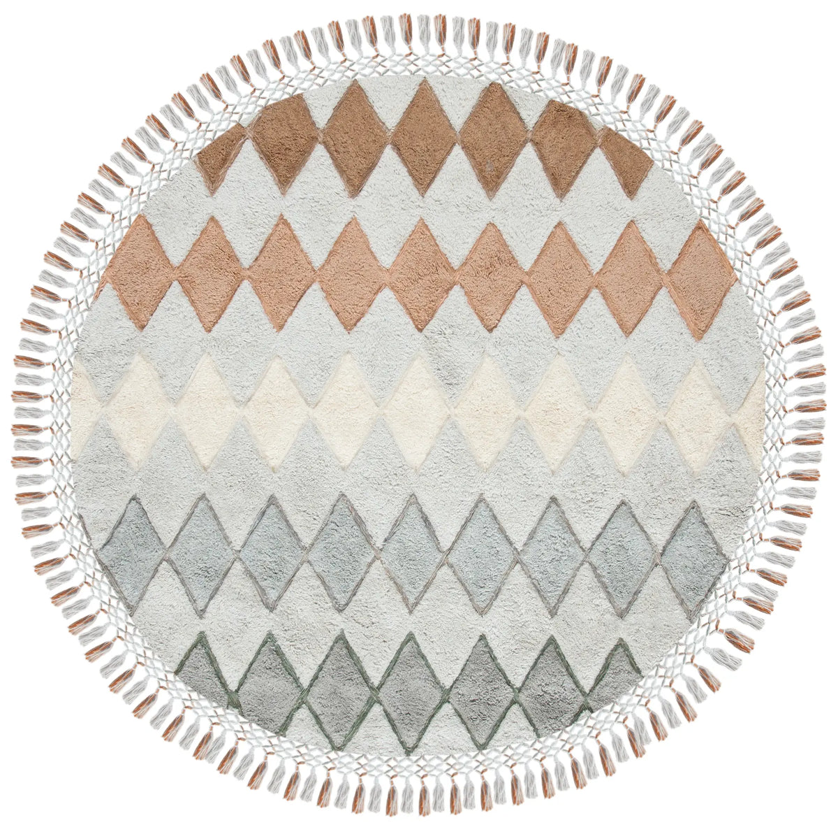 Safavieh Sahara 6'-0" x 6'-0" Rug in Grey / Charcoal