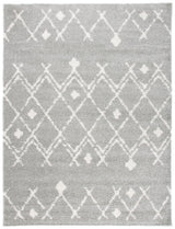 Safavieh Berber Shag 10'-0" x 14'-0" Rug in Light Grey / Cream