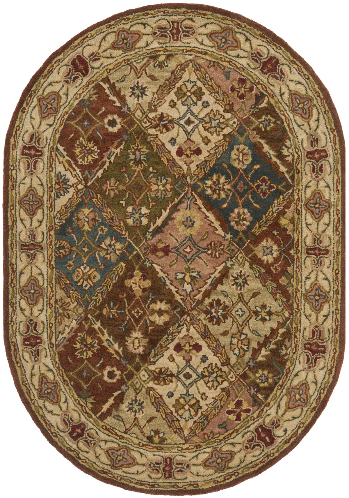Safavieh Heritage 4'-6" x 6'-6" Rug in Beige / Beige
