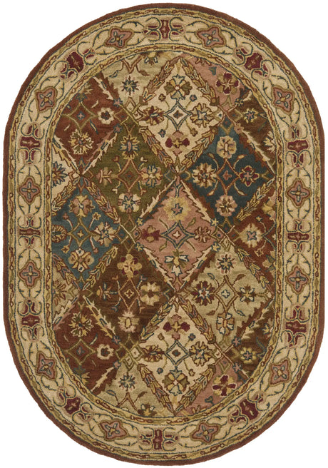 Safavieh Heritage 4'-6" x 6'-6" Rug in Beige / Beige