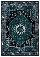 Safavieh Vintage Hamadan 4'-0" x 6'-0" Rug in Green / Black