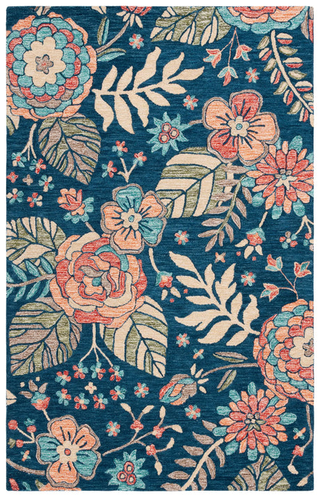 Safavieh Jardin 4'-0" x 6'-0" Rug in Blue / Green