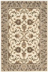Safavieh Royalty 4'-0" x 6'-0" Rug in Ivory / Dark Beig