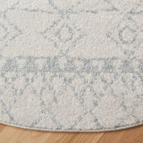 Safavieh Tulum 5'-0" x 5'-0" Rug in Ivory / Light Grey