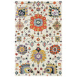 Oriental Weavers Sphinx Zahra 75502 Ivory / Orange Rugs - main flat