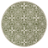 Safavieh Metro 6'-0" x 6'-0" Rug in Green / Ivory
