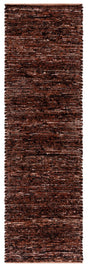 Safavieh Montauk 2'-3" x 8'-0" Rug in Rust / Black