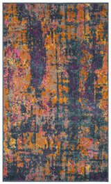Safavieh Madison 3'-0" x 5'-0" Rug in Blue / Orange