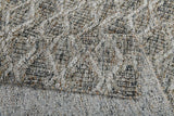 Dynamic Rugs Leon 13605 Power Loomed Modern Grey/Beige Rug - Corner