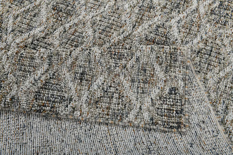 Dynamic Rugs Leon 13605 Power Loomed Modern Grey/Beige Rug - Corner