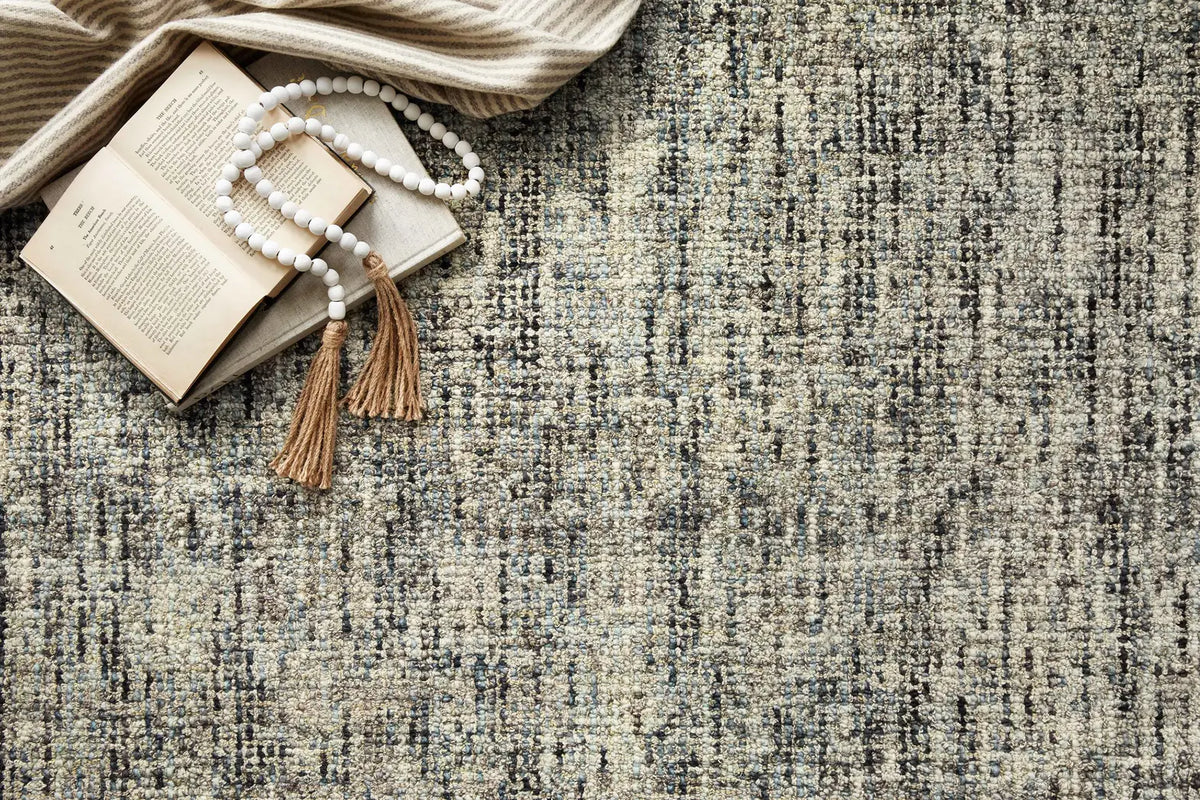 Loloi Harlow Hlo-01 Ocean/Sand Rugs - styled aerial 1