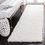 Safavieh Shag 2'-3" x 6'-0" Rug in Off White / Off White